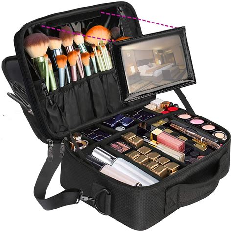 professional travel makeup organizer.